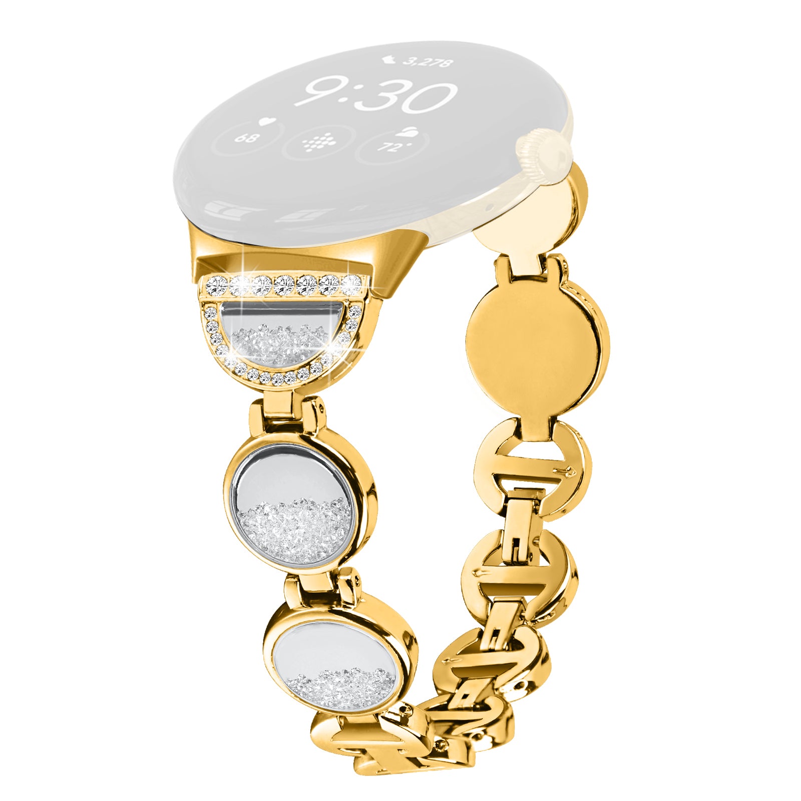 Quicksand Watch Band for Google Pixel Watch 2 Pixel Watch Rhinestone Decorated Watch Strap Quicksand Watch Band for Google Pixel Watch 2 Pixel Watch Rhinestone Decorated Watch Strap